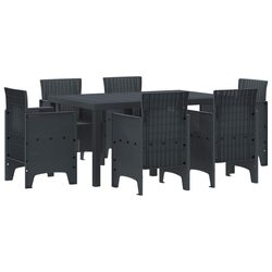 Practical 7-Piece Garden Dining Set for Comfort and Style