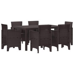 Comfortable and Durable 7-Piece Dining Set for Outdoors