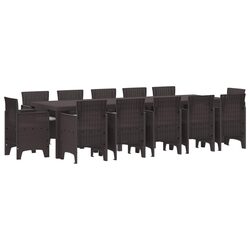 Reliable 13-Piece Dining Set for Outdoor Gatherings