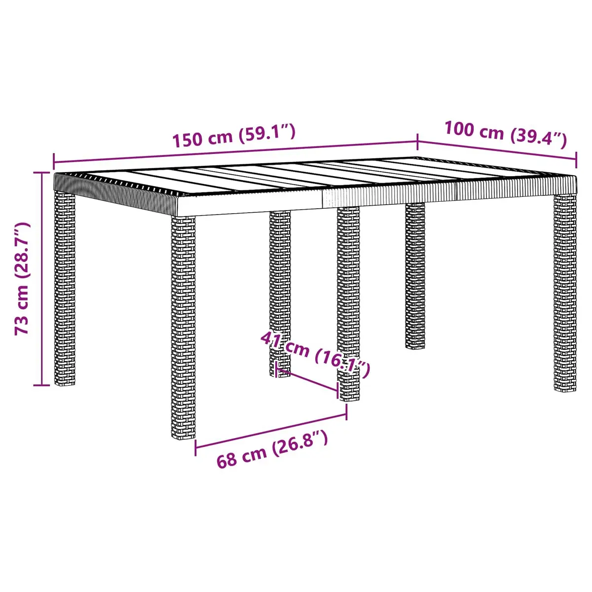 Garden Dining Set 5 Pieces Outdoor Patio Furniture Anthracite Poly Rattan Table