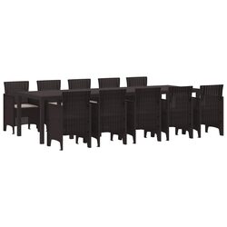Reliable 11-Piece Outdoor Dining Set for Family Meals