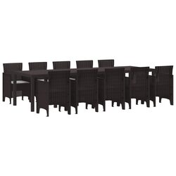 Warm and Inviting 11-Piece Outdoor Dining Set