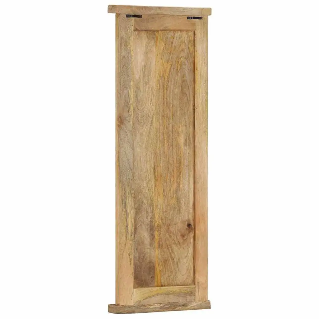 Coat Racks 2 Pieces Wall-Mounted Solid Wood Brown Retro Hooks