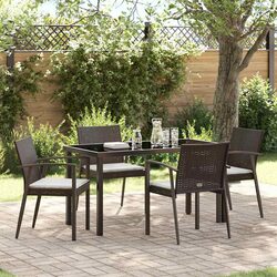 Comfortable and Practical 5 Piece Garden Dining Set
