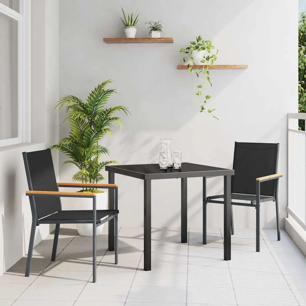 3-Piece Garden Dining Set for Outdoor Use