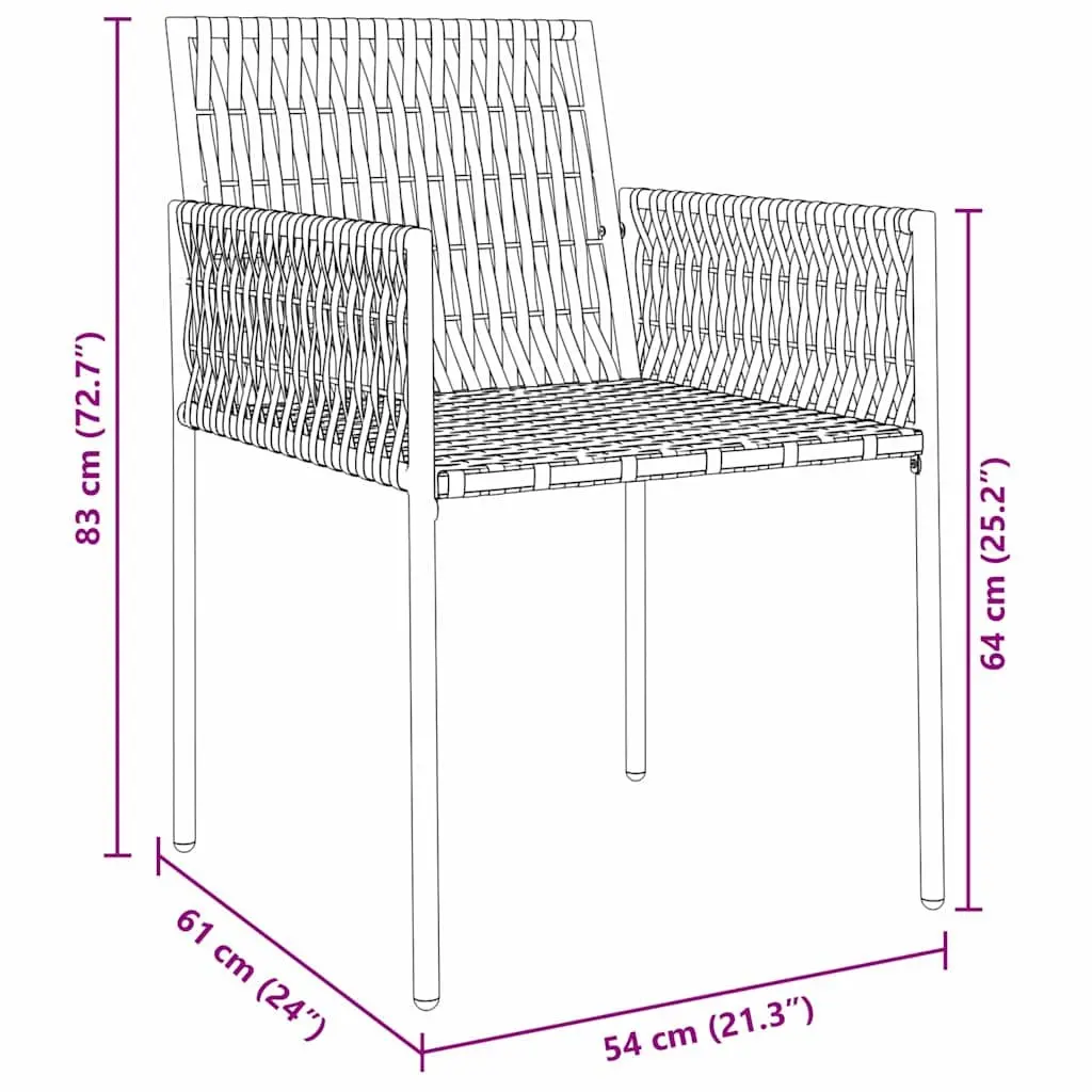 5-Piece Dining Set for Outdoor Use