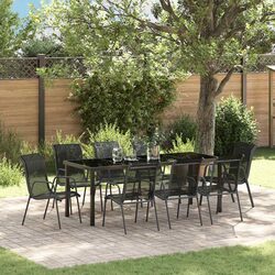 Reliable and Stylish 9-Piece Outdoor Dining Set