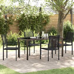 Value-Driven 5-Piece Garden Dining Set with Comfort