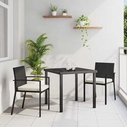 Versatile Garden Dining Set: 3-Piece Comfort and Style