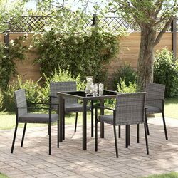 Comfortable and Practical 5-Piece Garden Dining Set