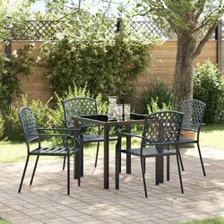 Reliable 5-Piece Garden Dining Set with Comfort