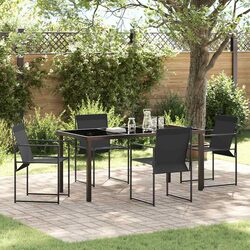 Reliable 5-Piece Outdoor Dining Set with Modern Design