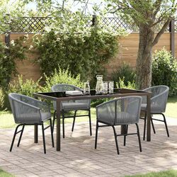 Value-Driven 5-Piece Garden Dining Set with Comfort
