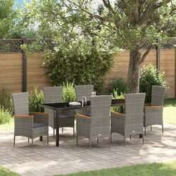 Comfortable and Reliable 7-Piece Garden Dining Set