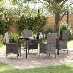 Reliable Garden Dining Set 5-Piece with Comfortable Chairs