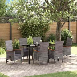 7 Piece Garden Dining Set: Comfort and Durability Combined