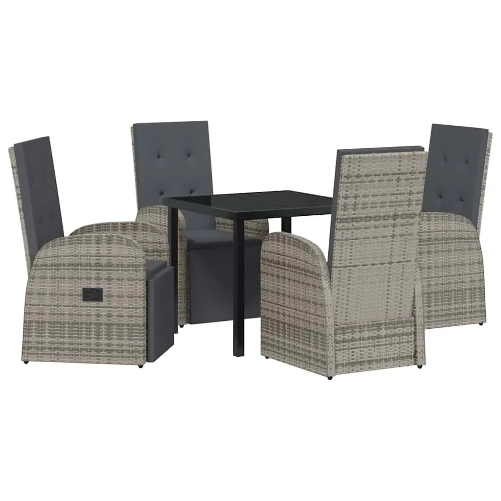 5-Piece Garden Dining Set with Comfort in Mind