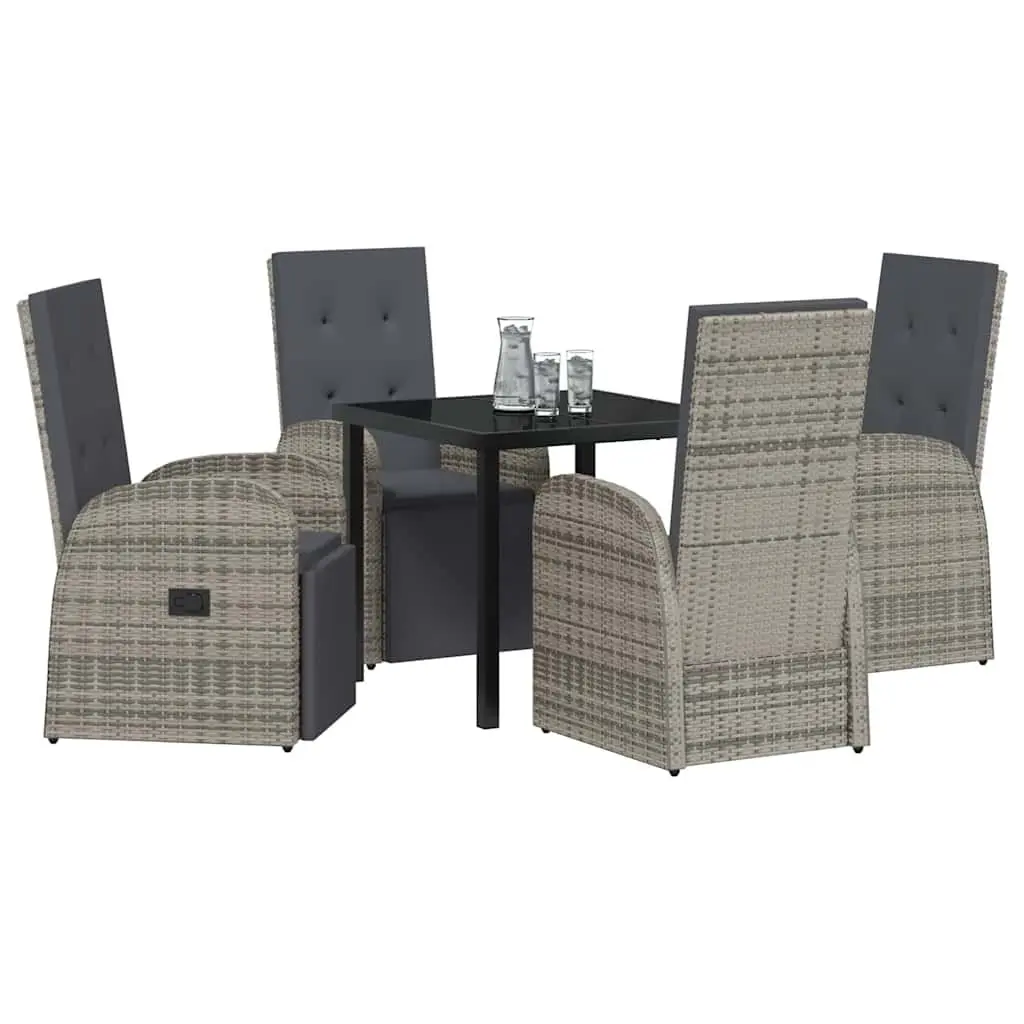 5-Piece Garden Dining Set with Comfort in Mind