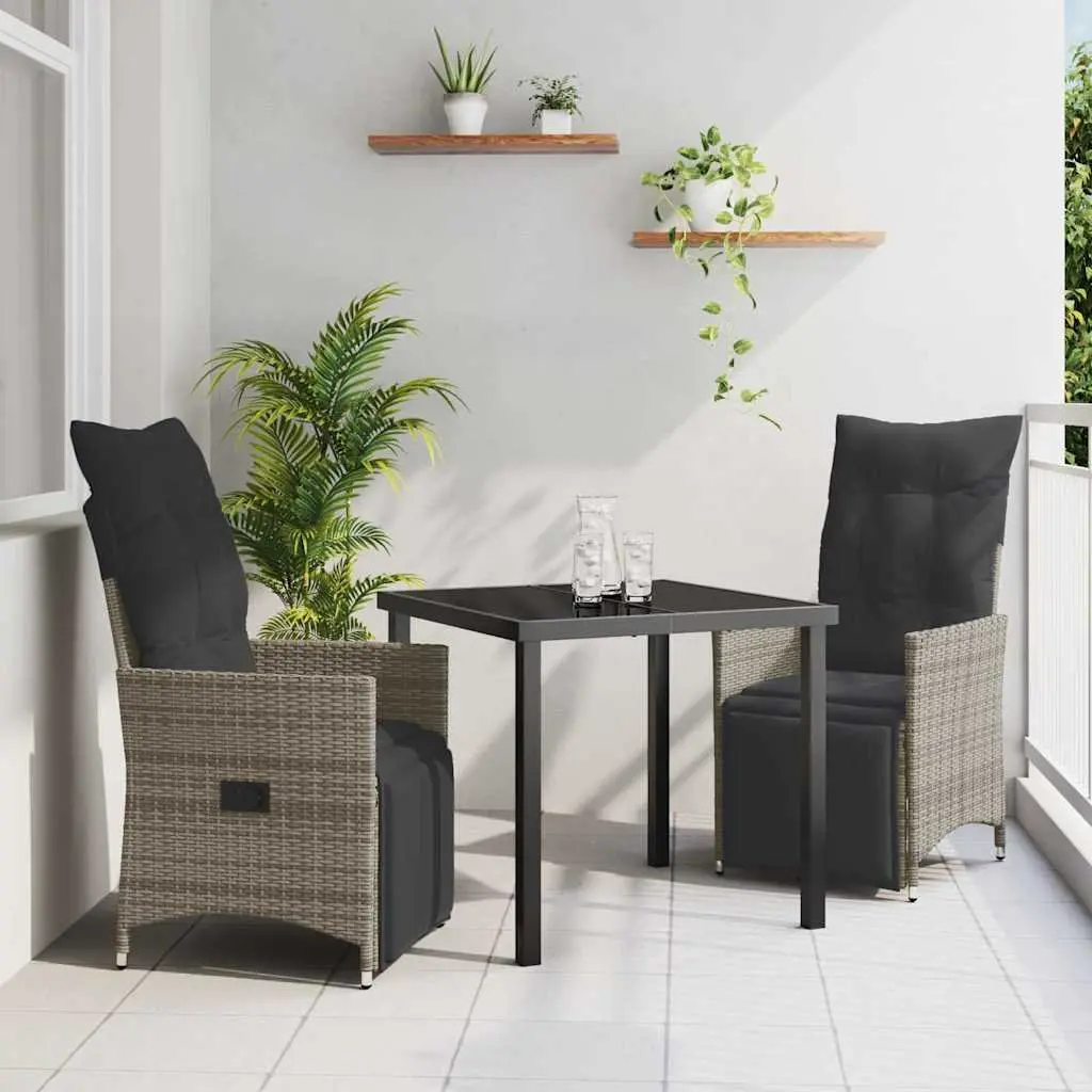 3 Piece Garden Dining Set