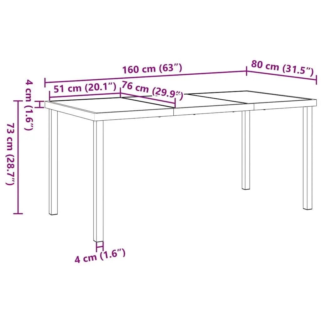 Garden Dining Set 7 Pcs Black Outdoor Furniture Table Chairs Patio Rattan