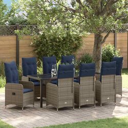 Comfort and Style: 9-Piece Outdoor Dining Set