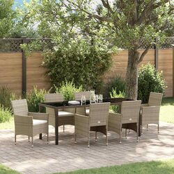 Value-Driven 7-Piece Garden Dining Set with Comfort