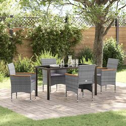 Comfortable and Practical 5 Piece Garden Dining Set