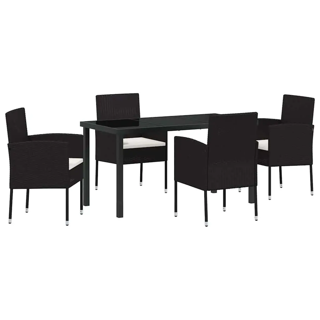 5-Piece Garden Dining Set with Cushions