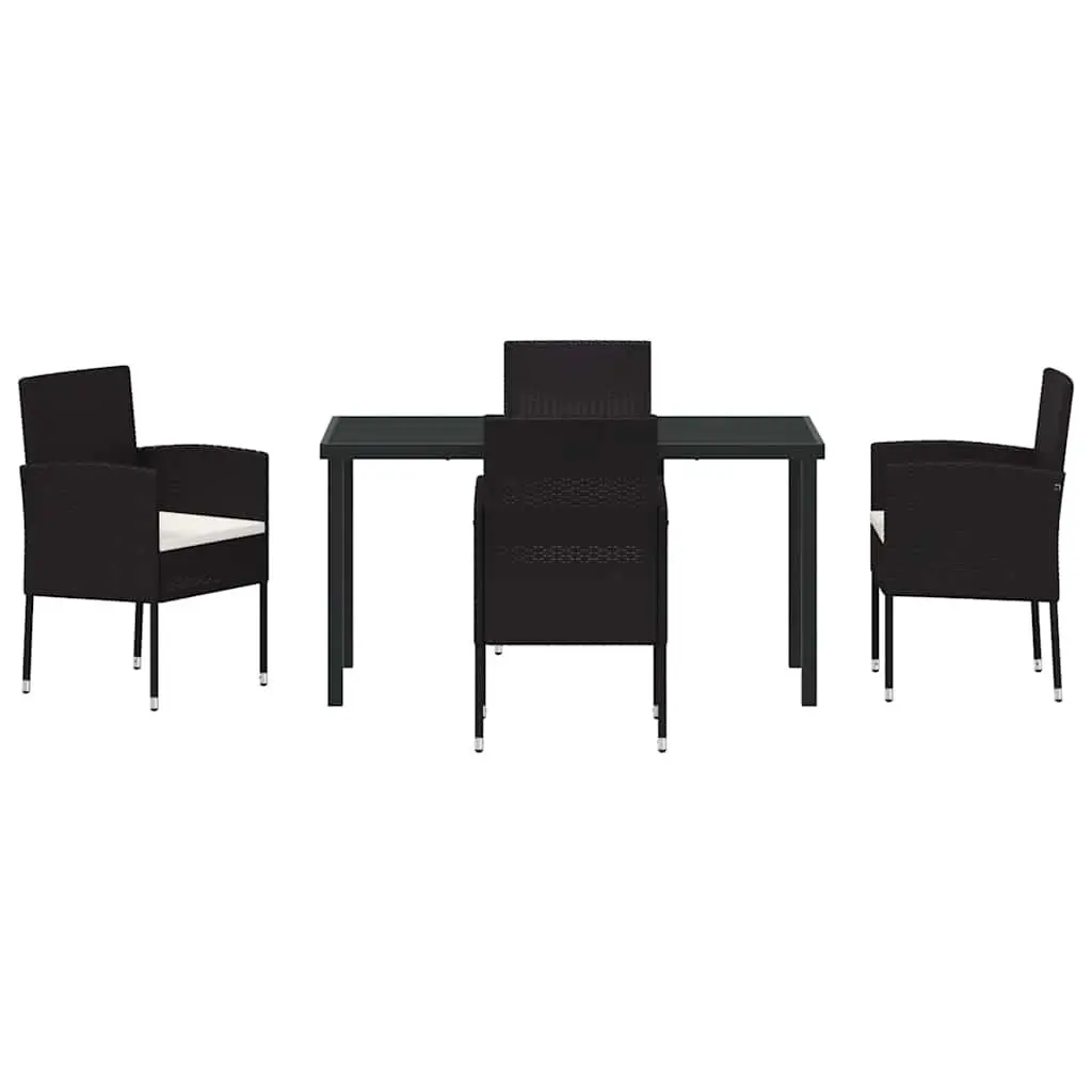 5-Piece Garden Dining Set with Cushions