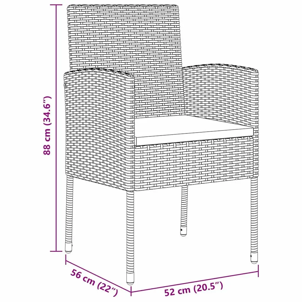 3-Piece Outdoor Dining Set
