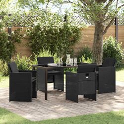 Reliable 5-Piece Garden Dining Set with Comfort