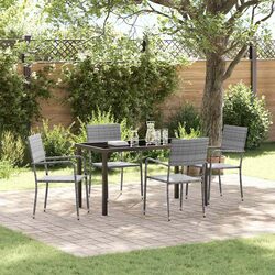 Comfortable 5 Piece Outdoor Dining Set for Relaxing Meals