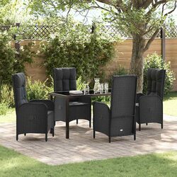 Practical 5-Piece Dining Set for Outdoor Enjoyment