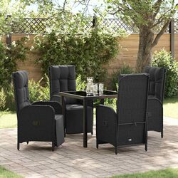 Comfortable 5-Piece Dining Set for Outdoor Use