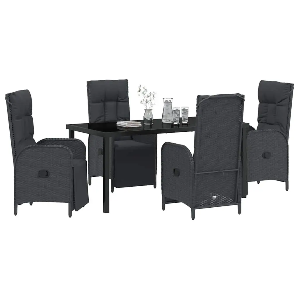 5-Piece Outdoor Dining Set with Cushions