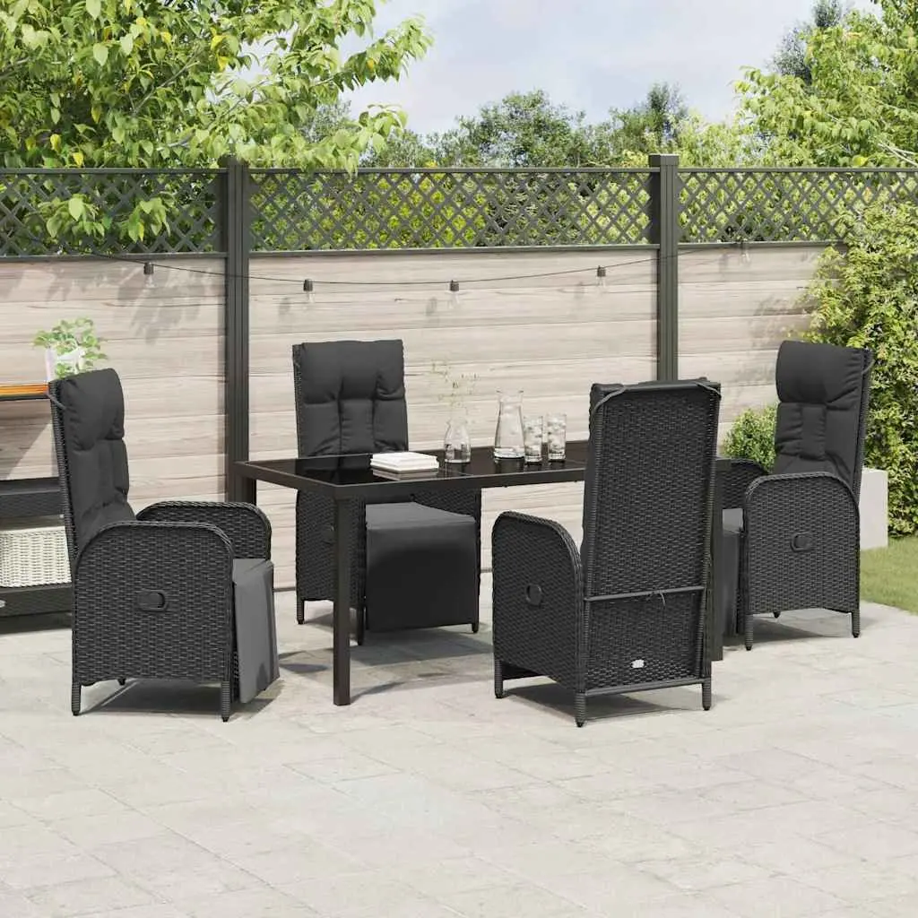 5-Piece Outdoor Dining Set with Cushions