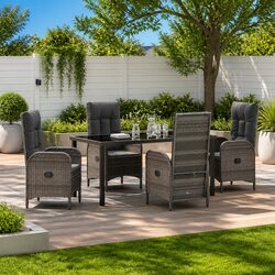 Affordable 5-Piece Outdoor Dining Set with Cushions