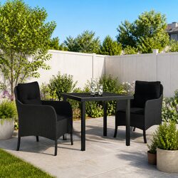 Comfortable and Affordable 3-Piece Outdoor Dining Set