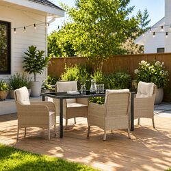 Comfortable and Durable 5-Piece Outdoor Dining Set