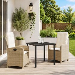 Comfortable and Affordable 3-Piece Outdoor Dining Set