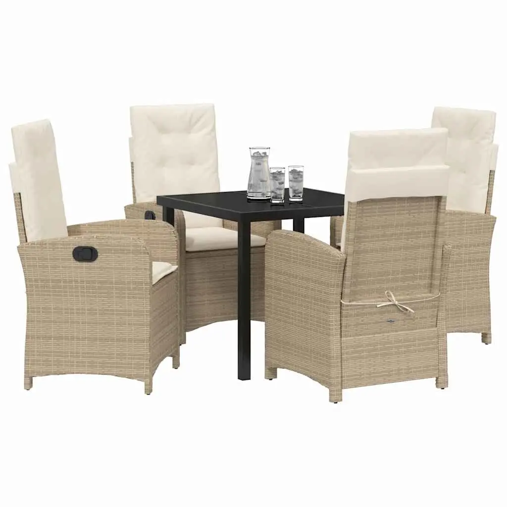 5-Piece Outdoor Dining Set with Comfort in Mind