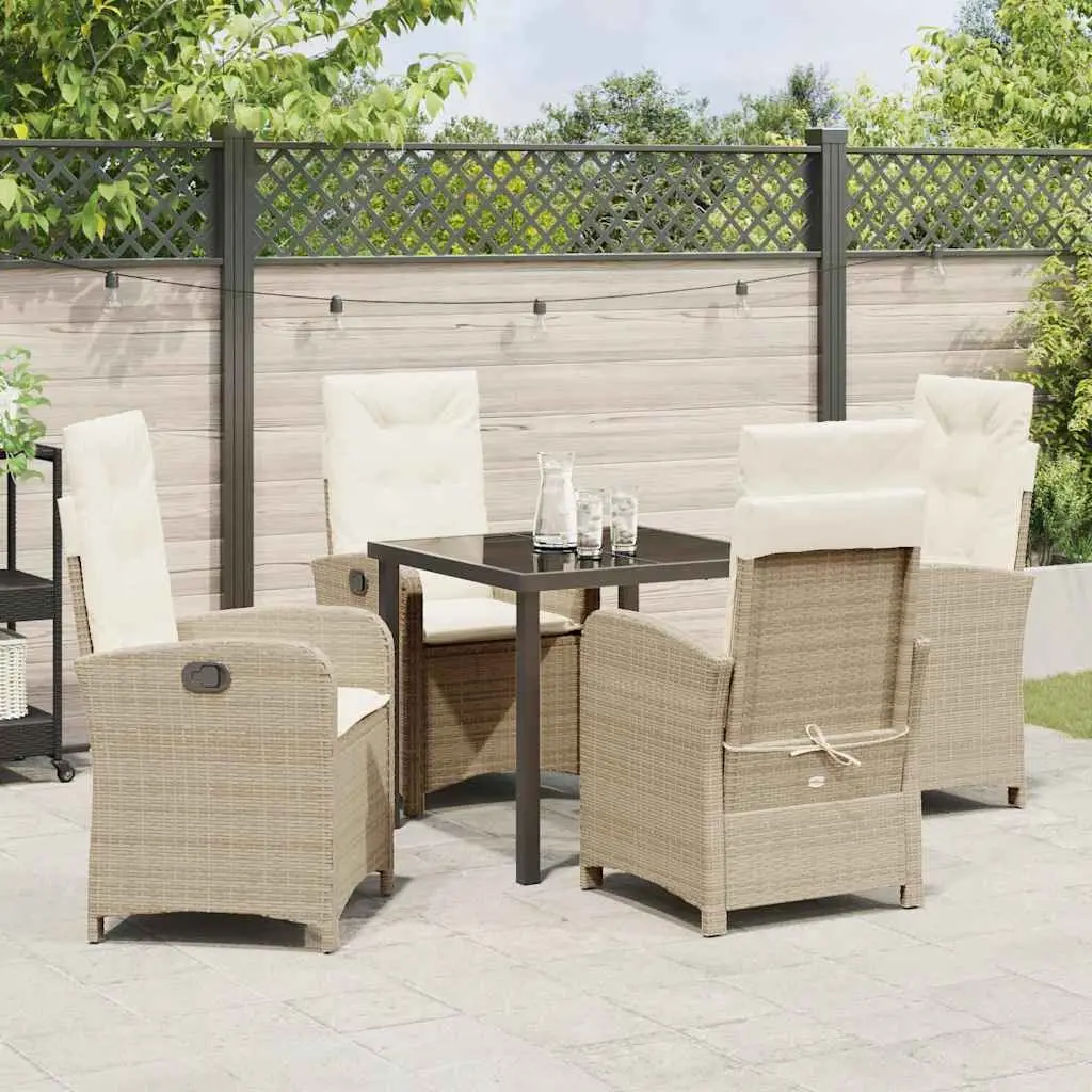 5-Piece Outdoor Dining Set with Comfort in Mind
