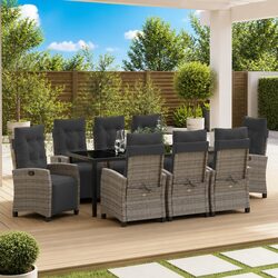 Comfortable and Practical 9 Piece Garden Dining Set