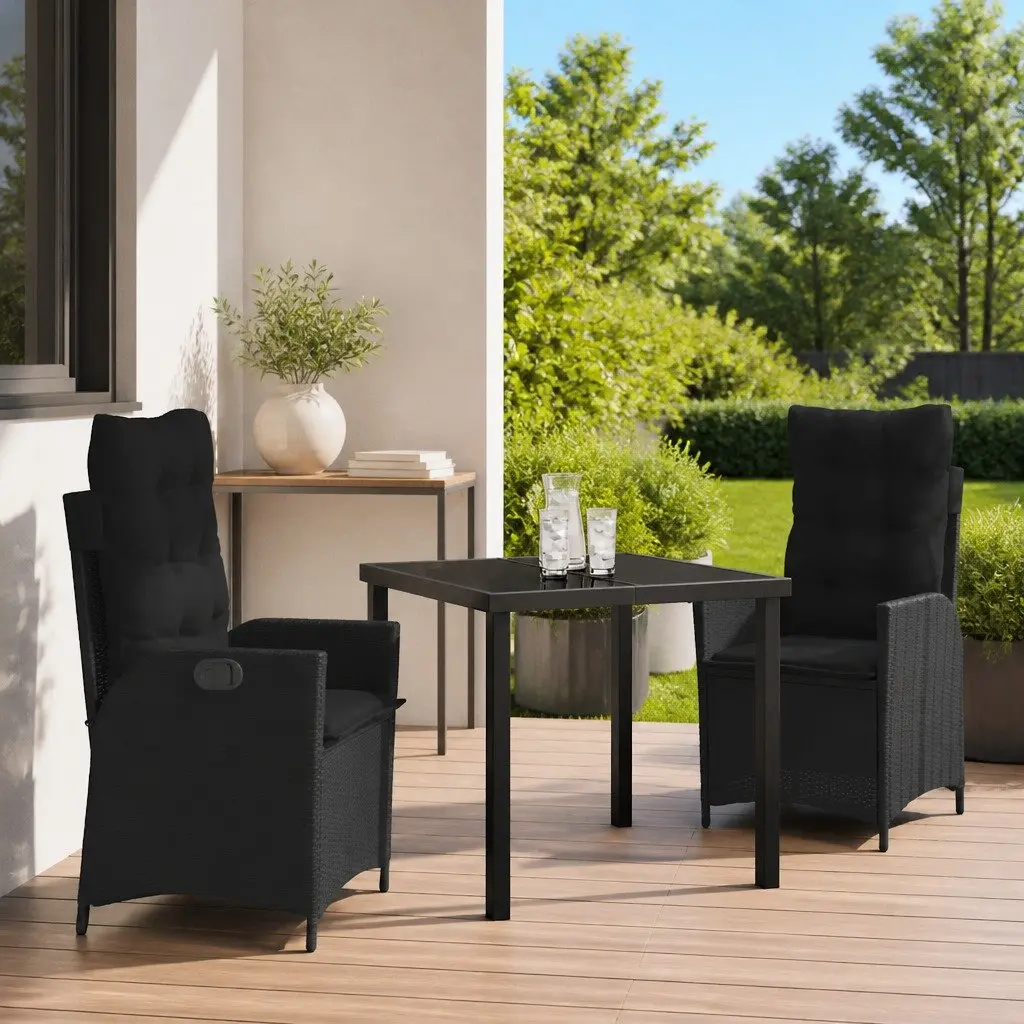 3 Piece Garden Dining Set