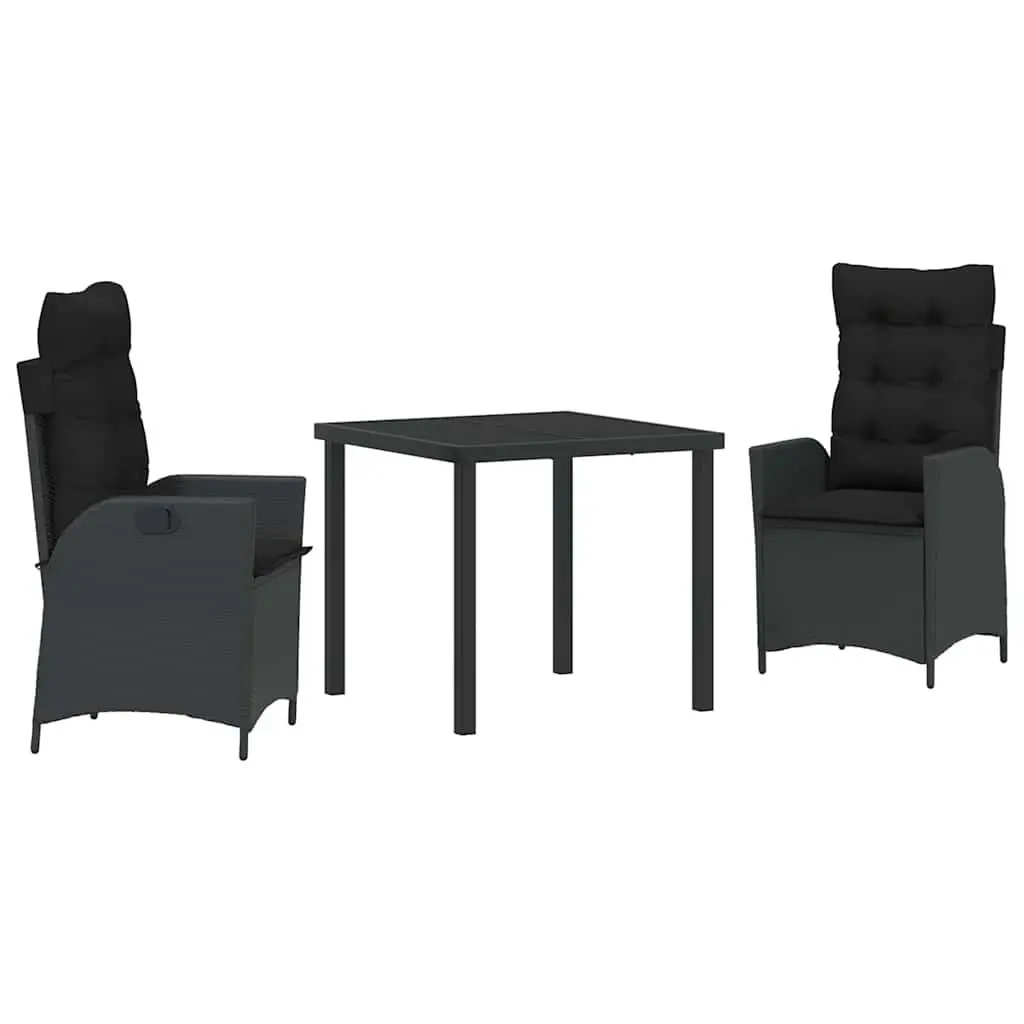 3 Piece Garden Dining Set