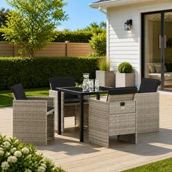 Comfort and Style: 5-Piece Outdoor Dining Set