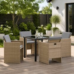 Reliable 5-Piece Outdoor Dining Set for Lasting Enjoyment