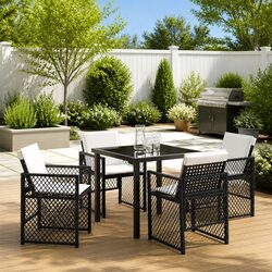 Reliable and Stylish 5-Piece Outdoor Dining Set