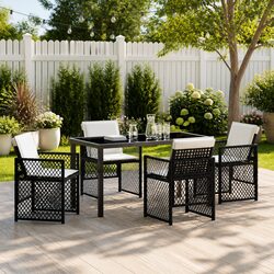 Comfortable and Durable 5-Piece Garden Dining Set