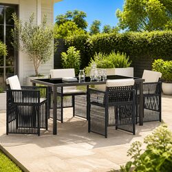 Practical and Affordable 5-Piece Garden Dining Set